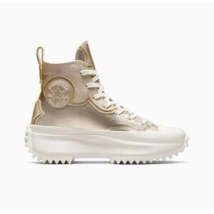 Converse Shoes Run Star Hike Hi‎ Platform Western Gold A10333C Women's Size 6.5